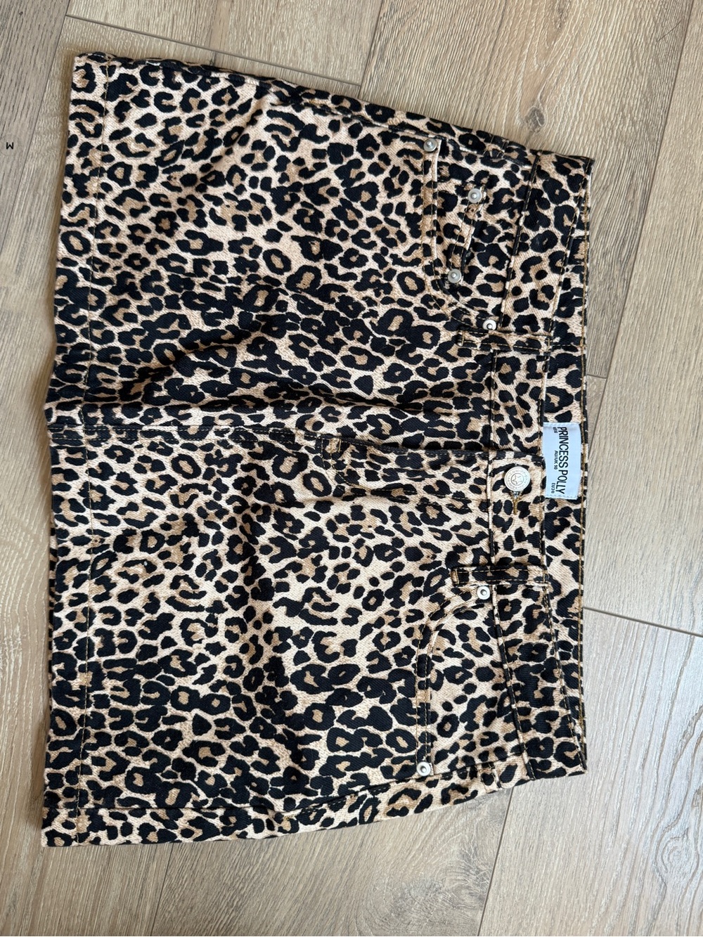 Princess Polly Leopard mini skirt